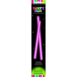 Artwrap Party Glow Necklaces Pink 2 Pack