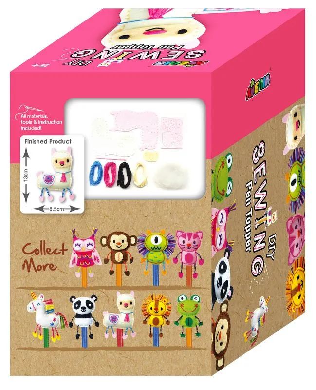 Avenir Diy Sewing Pen Topper Llama