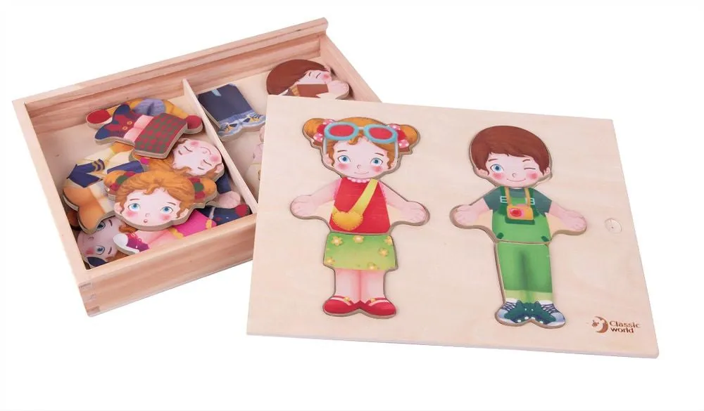 Classic World Dress-Up Puzzle