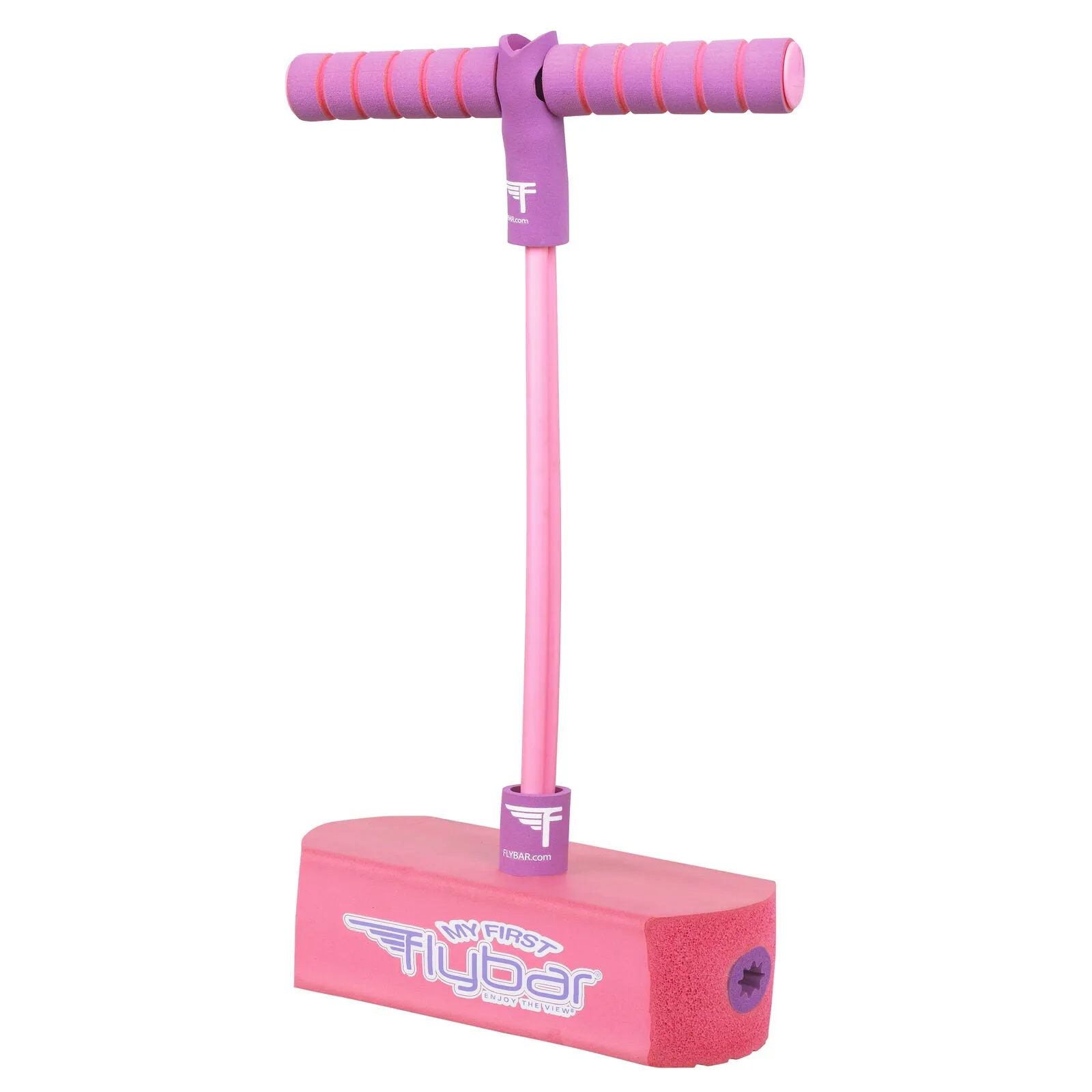 Flybar Jump & Squeak Foam Pogo - Pink