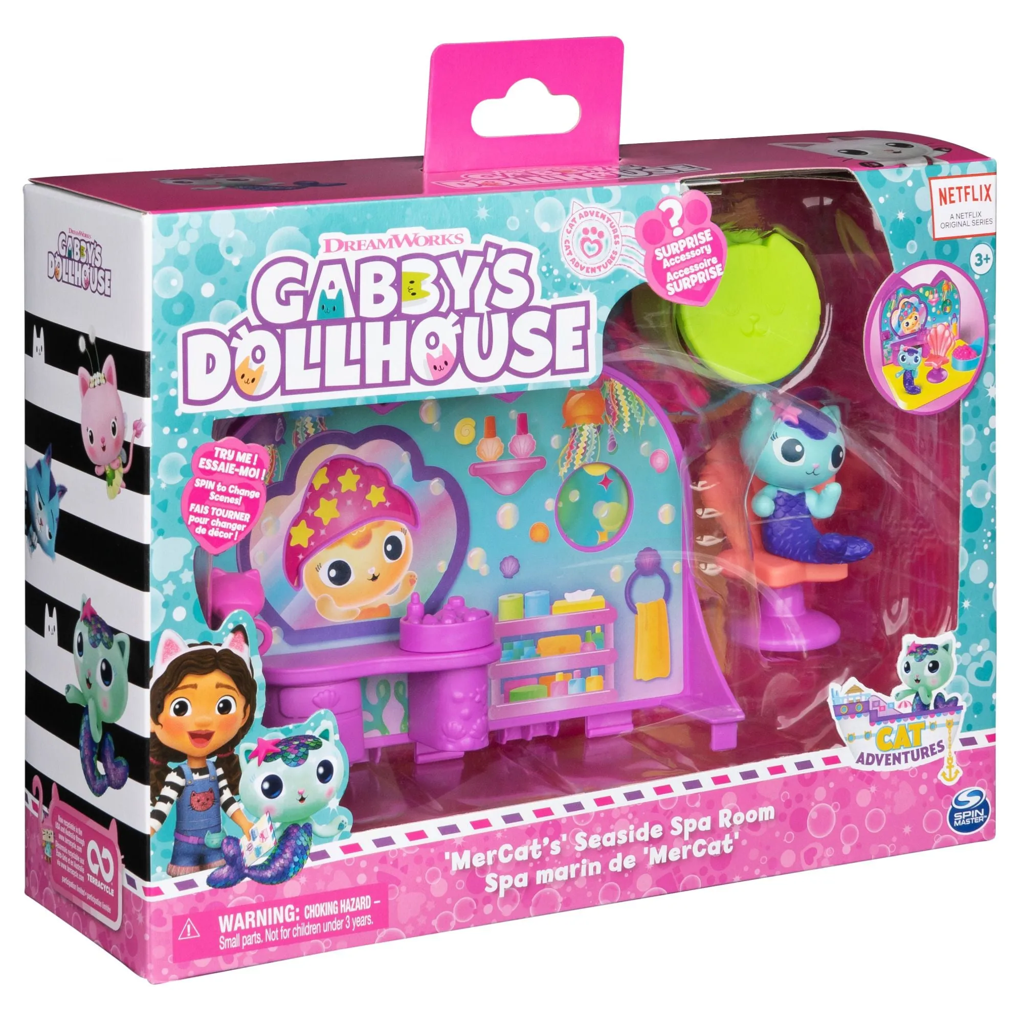 Gabby's Dollhouse Deluxe Room - MeRCats Seaside Spa Room