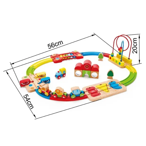 Hape Rainbow Puzzle Railway