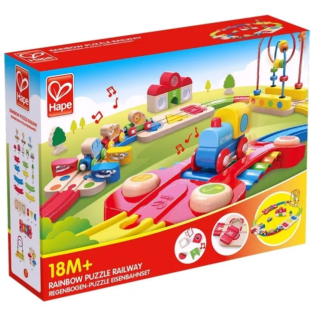 Hape Rainbow Puzzle Railway