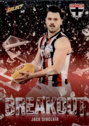 Jack Sinclair, B74, Breakout, 2025 Select AFL Footy Stars
