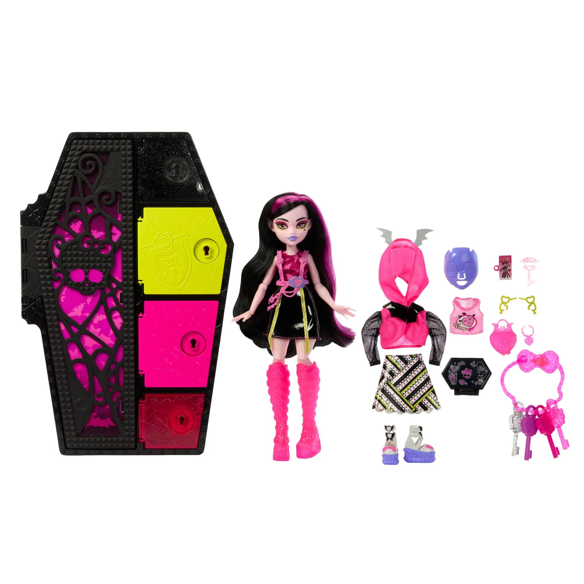 Monster High Skulltimate Secrets Neon Frights Doll - Draculaura