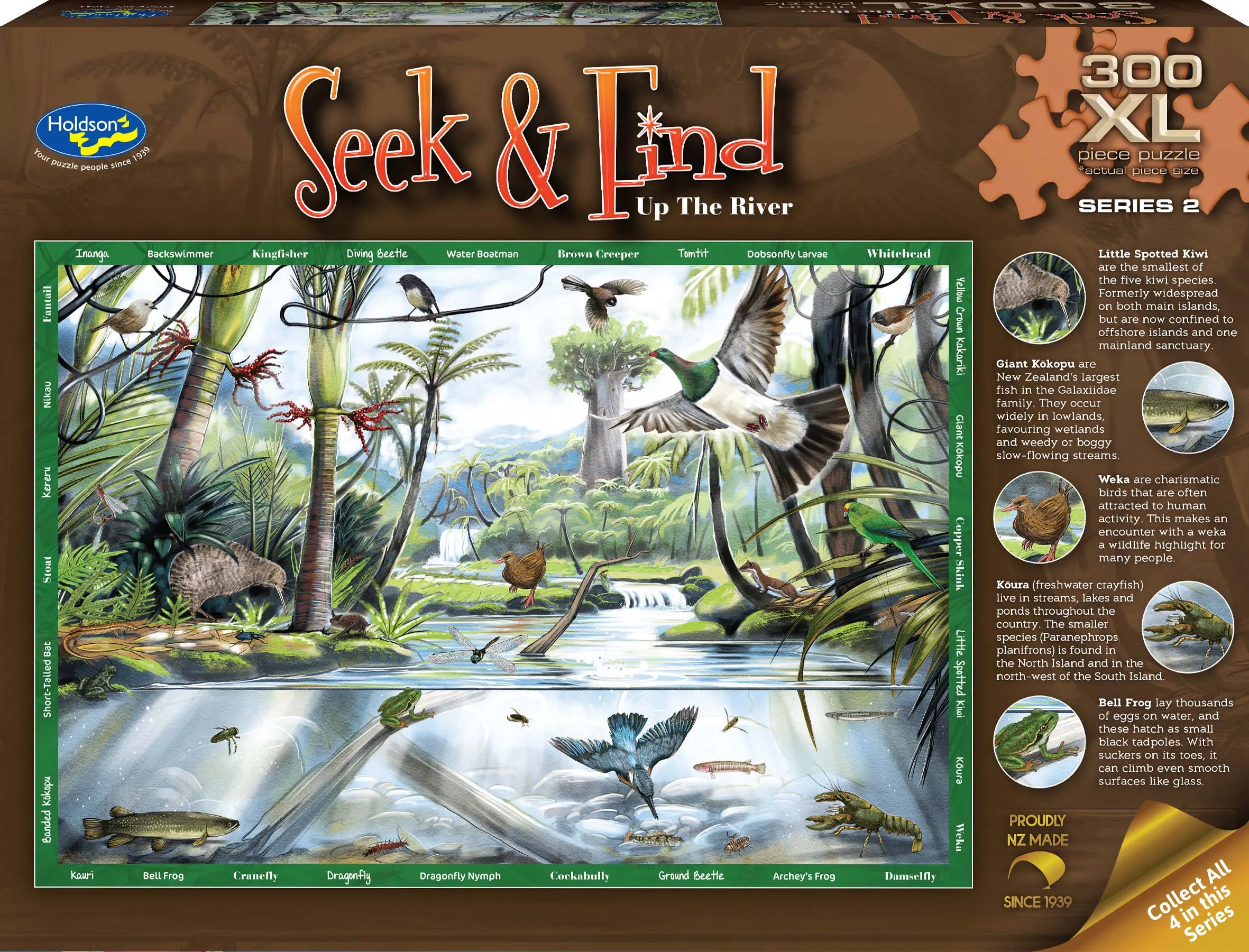 SEEK & FIND 300XL PIECE PUZZLE SERIES 2 UP THE RIVER