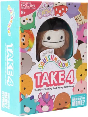 Squishmallows Take 4 Card Game