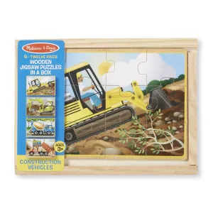 Wooden Jigsaw Puzzles in a Box - Construction