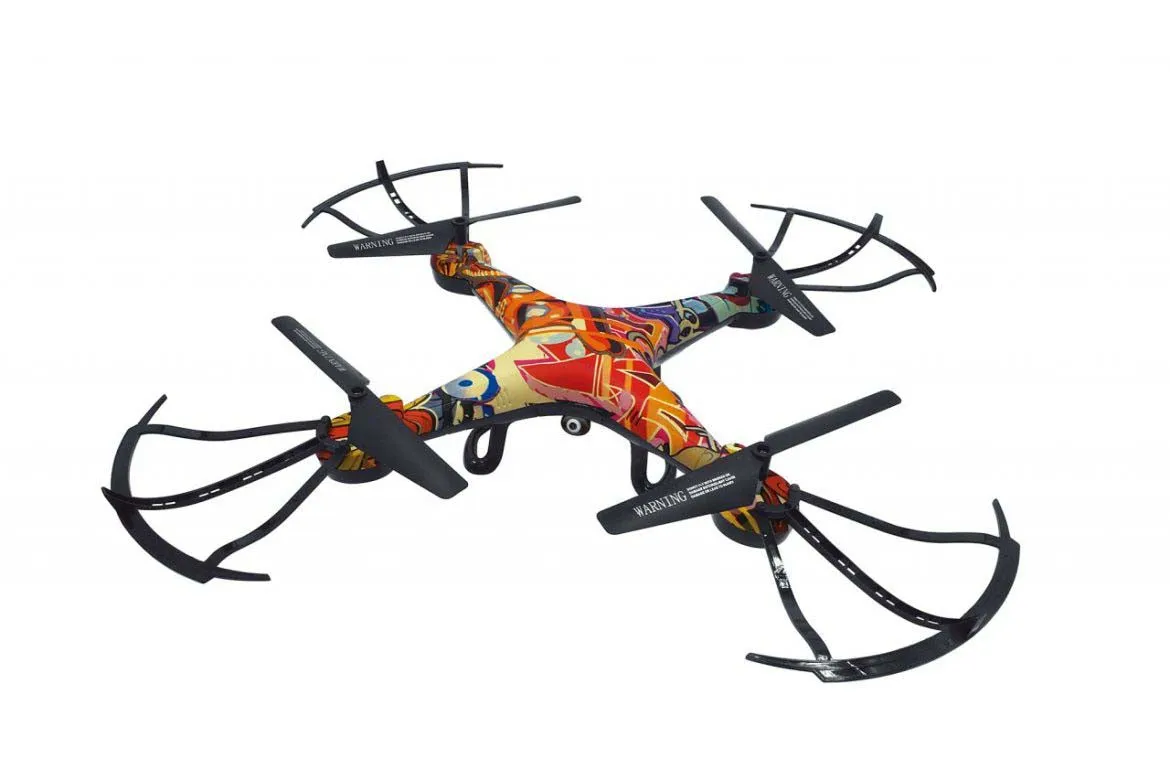 2.4Ghz Remote Control Graffiti Drone No Camera Assorted Styles