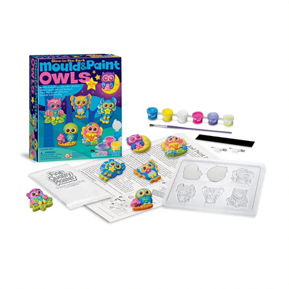 4M Mould & Paint / Glow Owls