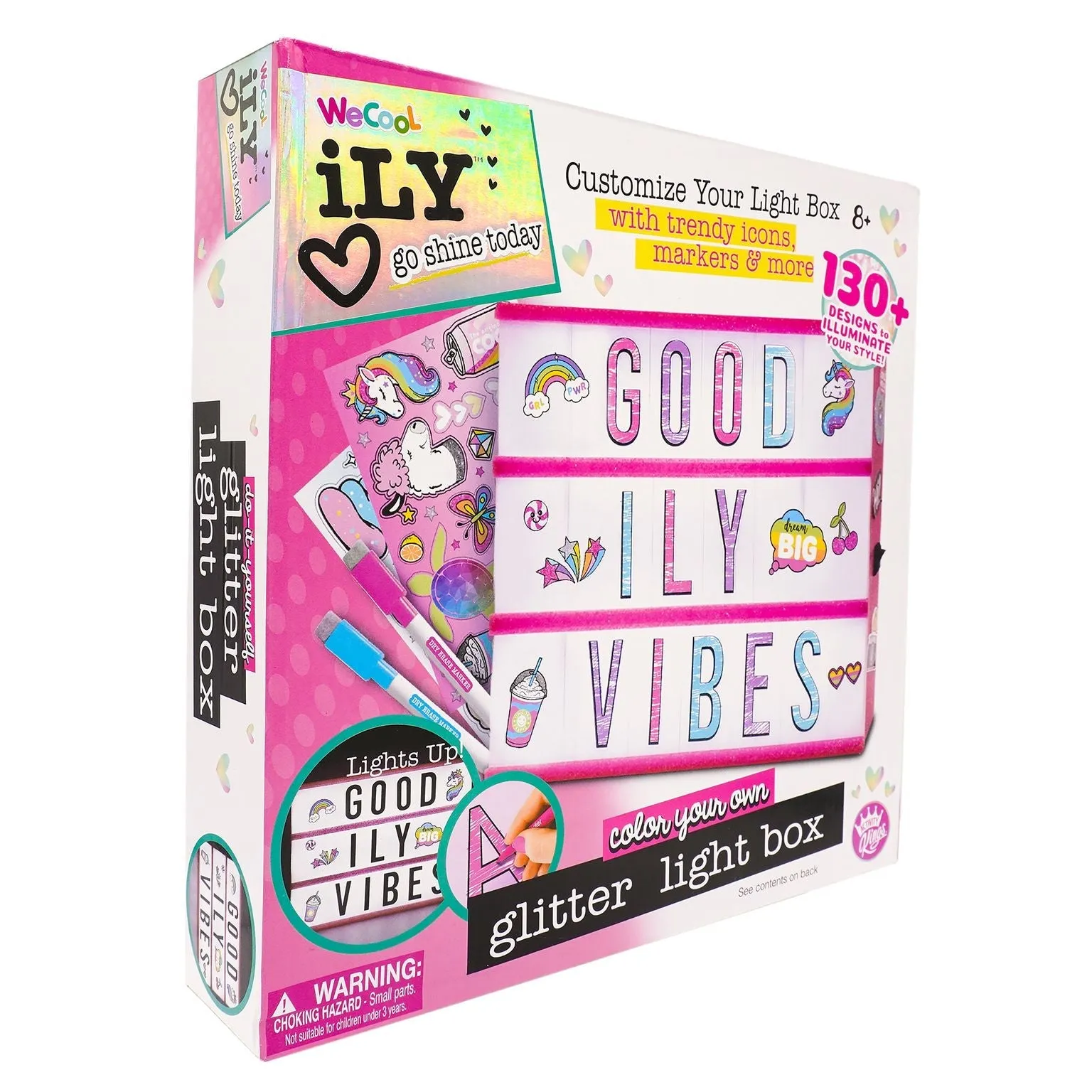 Activity Kings Colour Your Own Glitter Light Box
