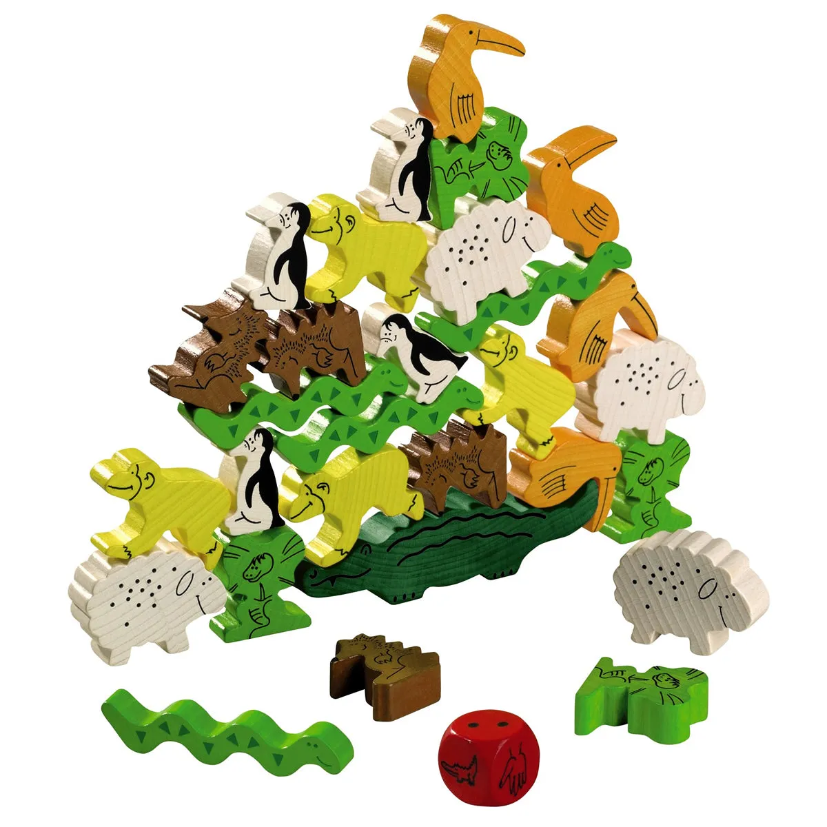 Animal Upon Animal Stacking Game by HABA