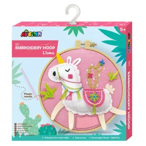Avenir Diy Embroidery Hoop Llama