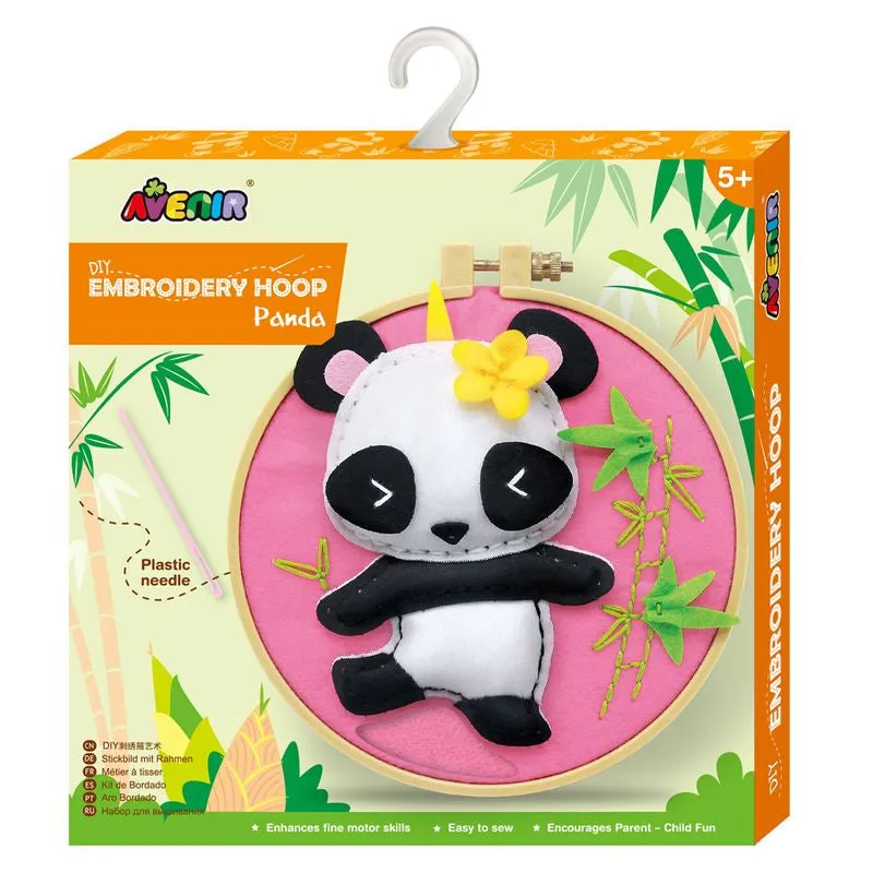 Avenir Diy Embroidery Hoop Panda