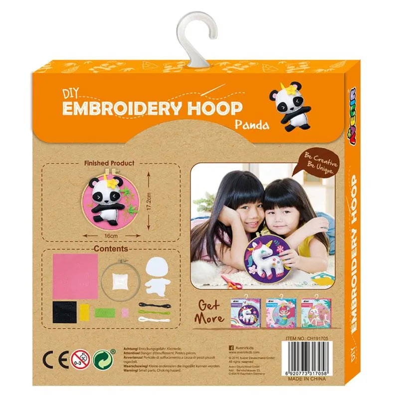 Avenir Diy Embroidery Hoop Panda