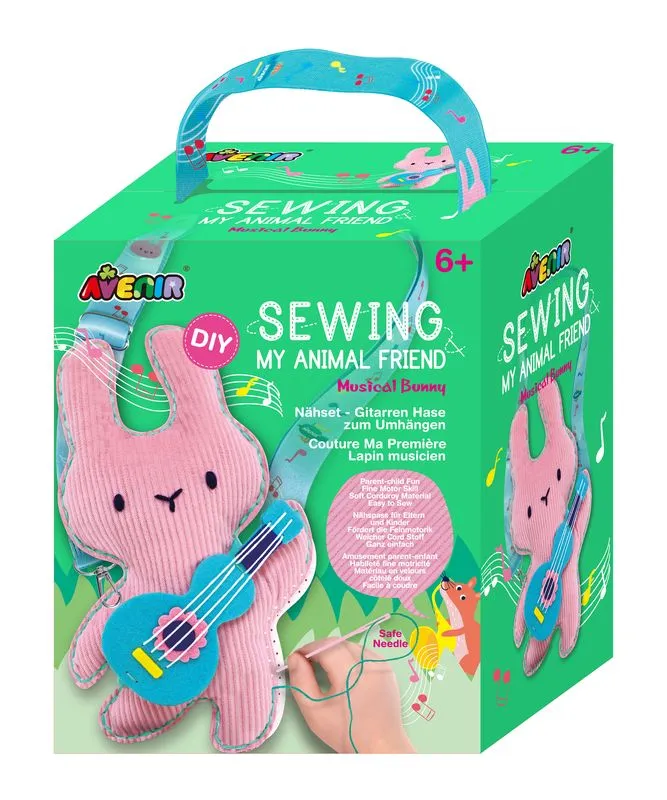 Avenir Diy Sewing My Animal Friend Musical Bunny