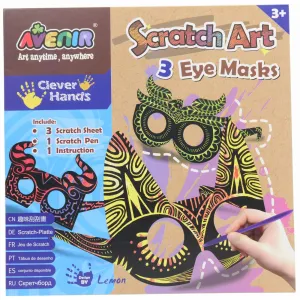 Avenir Scratch Art 3 Eye Masks