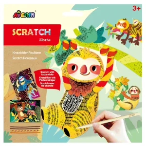 Avenir Scratch Art Fuzzy Sloths