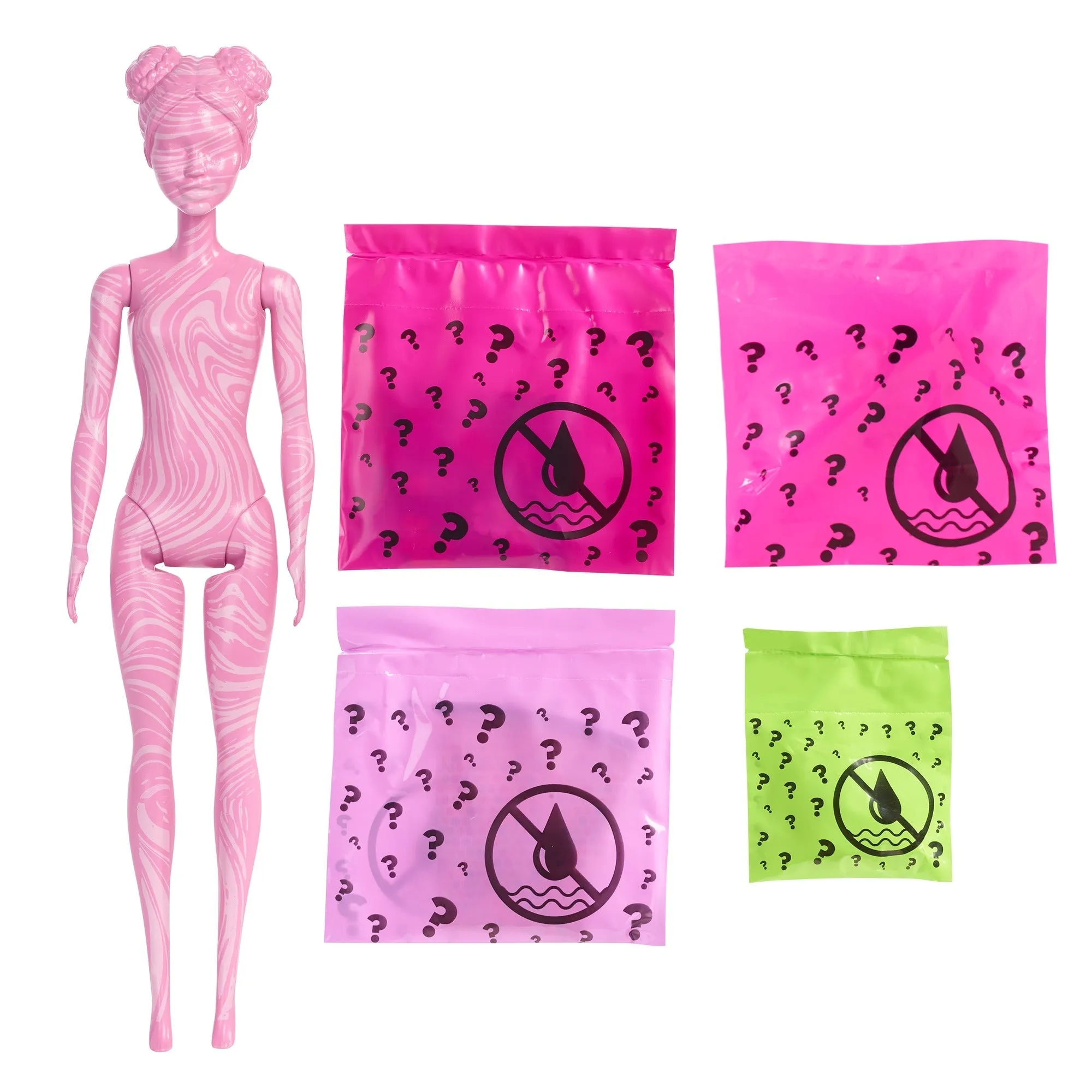 Barbie Colour Reveal Doll Pale Pink Tube