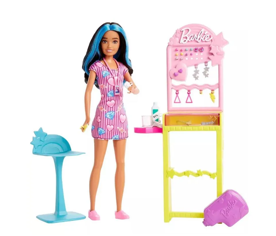 Barbie Doll Skipper First Jobs - Ear Piercer Set