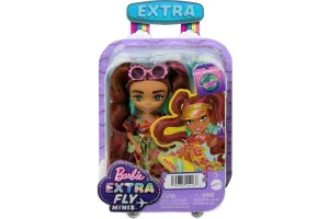 Barbie Extra Minis Doll Fly Pink Flower Skirt