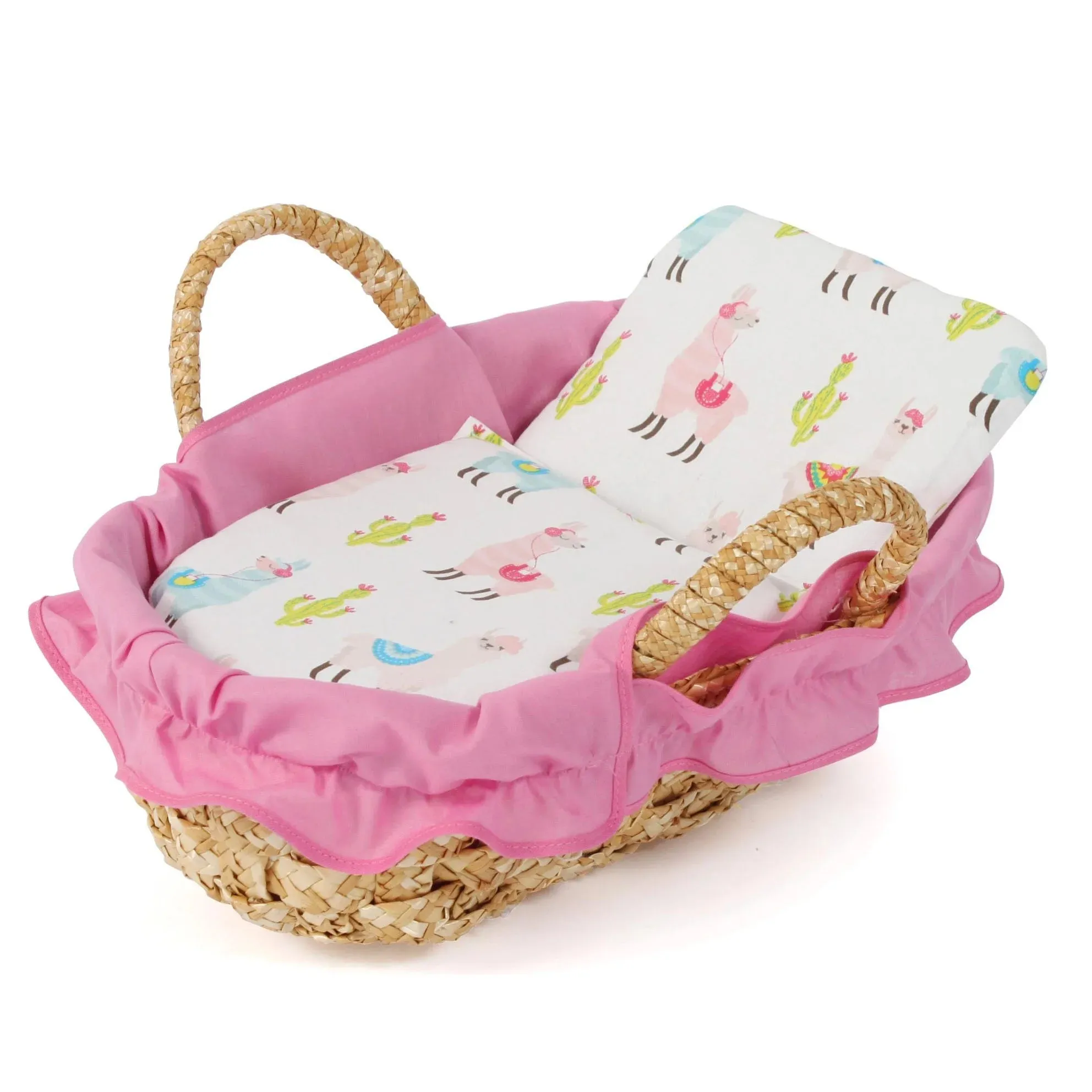 Bayer Chic Wicker Doll Carrier Basket 40 cm