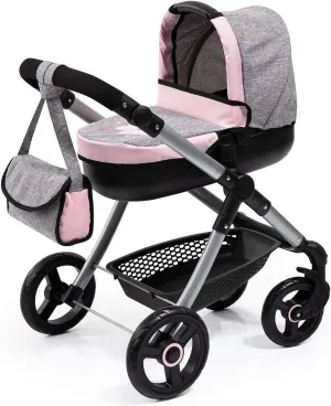 Bayer Design Doll's Pram Style with Attachable Doll Bag