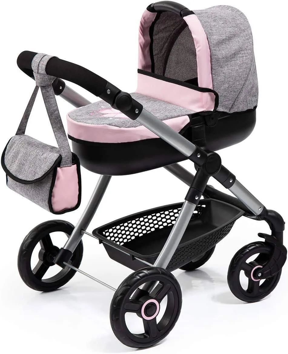 Bayer Design Doll's Pram Style with Attachable Doll Bag