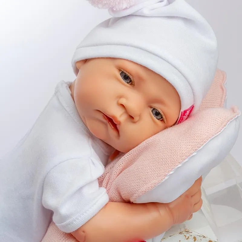 Berjuan 8105 New Born Special Baby Girl Doll 50cm - Pink