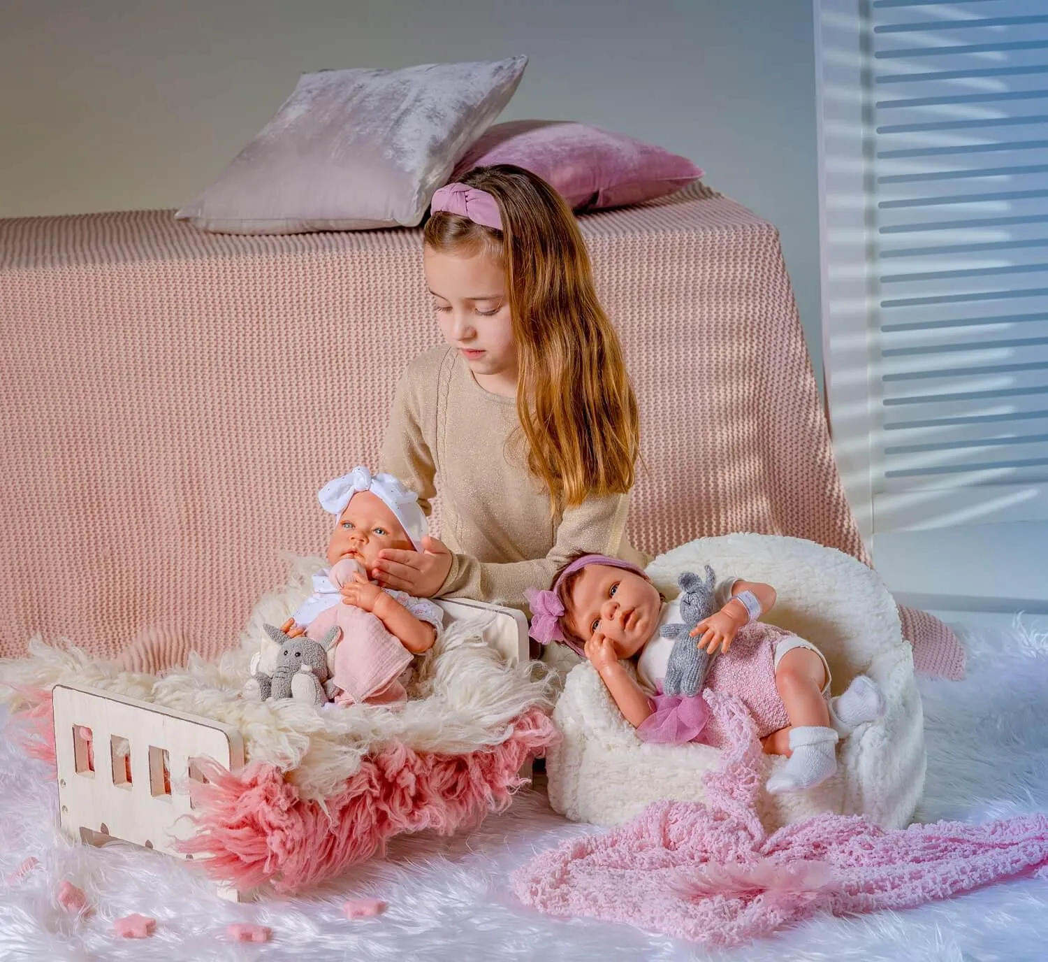 Berjuan 8206 Sweet Reborn Interactive Baby Doll 50cm With Sounds and Gestures