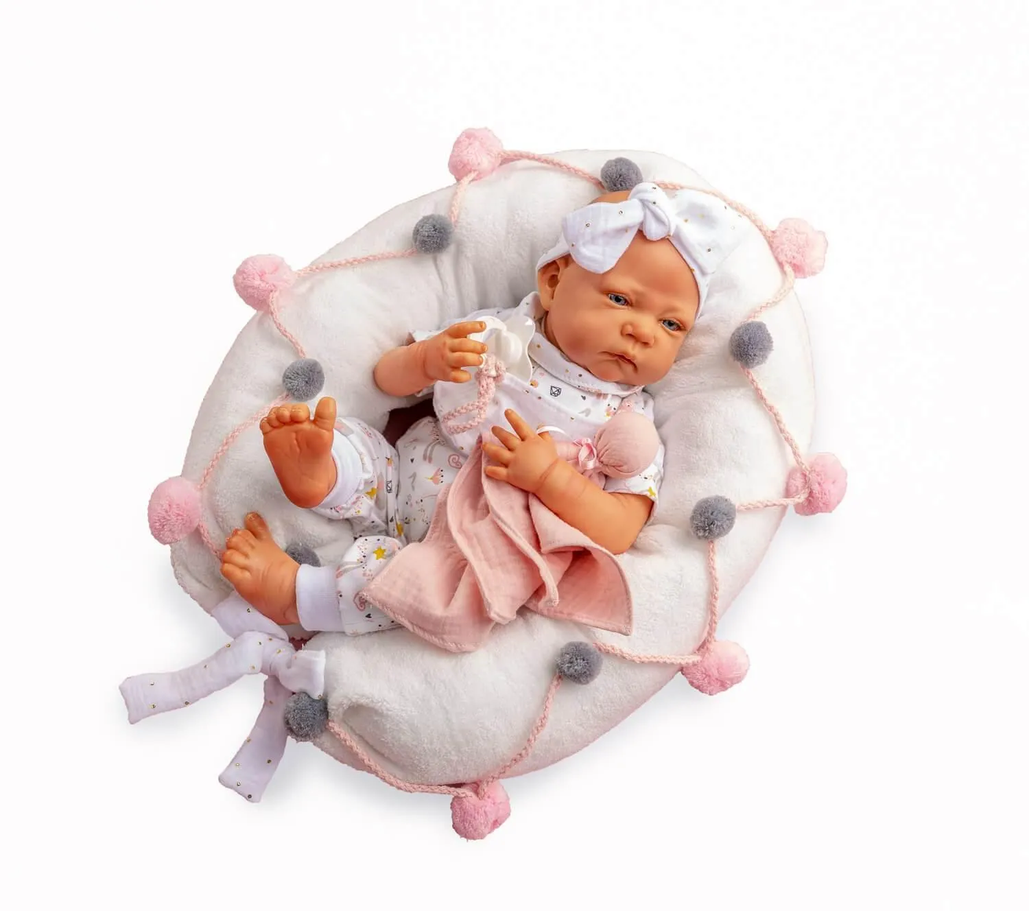 Berjuan 8206 Sweet Reborn Interactive Baby Doll 50cm With Sounds and Gestures