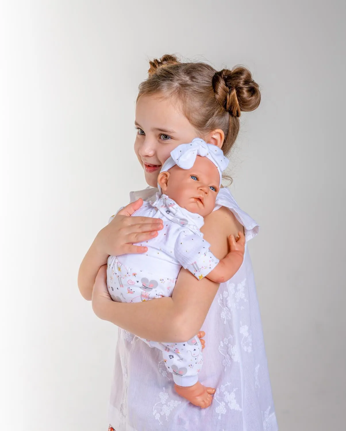 Berjuan 8206 Sweet Reborn Interactive Baby Doll 50cm With Sounds and Gestures