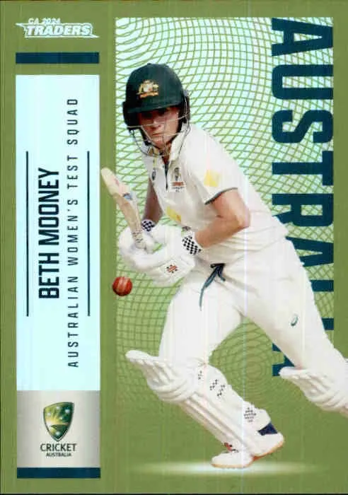 Beth Mooney, P034, Parallel, 2024-25 TLA CA Cricket Traders