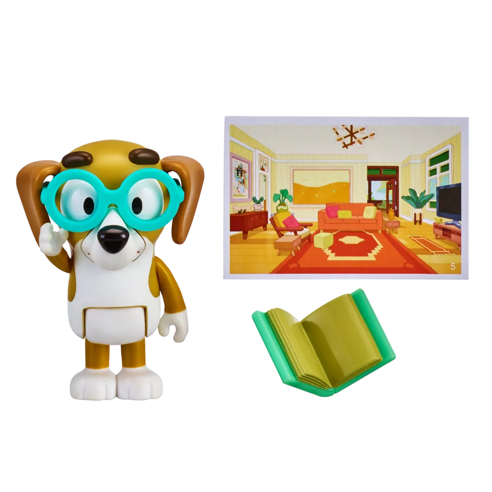 Bluey & Friends Story Starters Figures Honey & Book