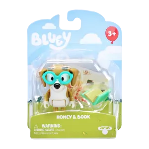 Bluey & Friends Story Starters Figures Honey & Book