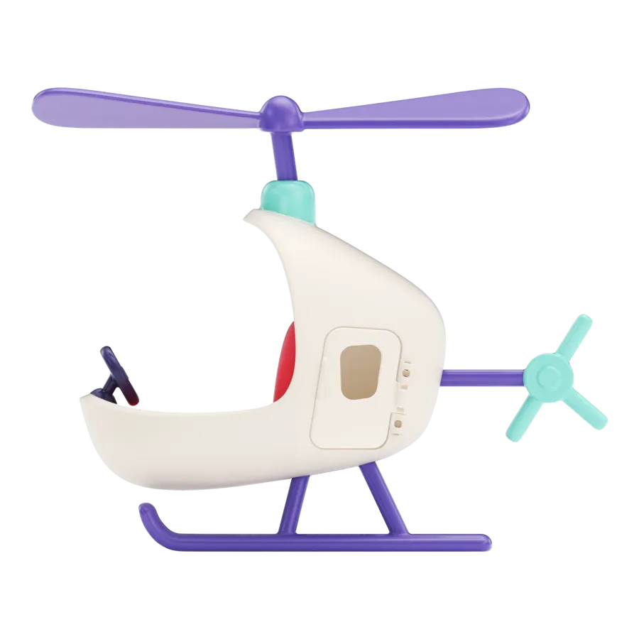 Bluey Series 9 Vehicle And Figure - Bingo's Helicopter