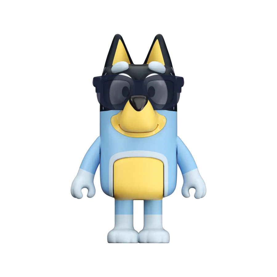 Bluey Series 9 Vehicle And Figure - Bluey Beach Quad With Bandit
