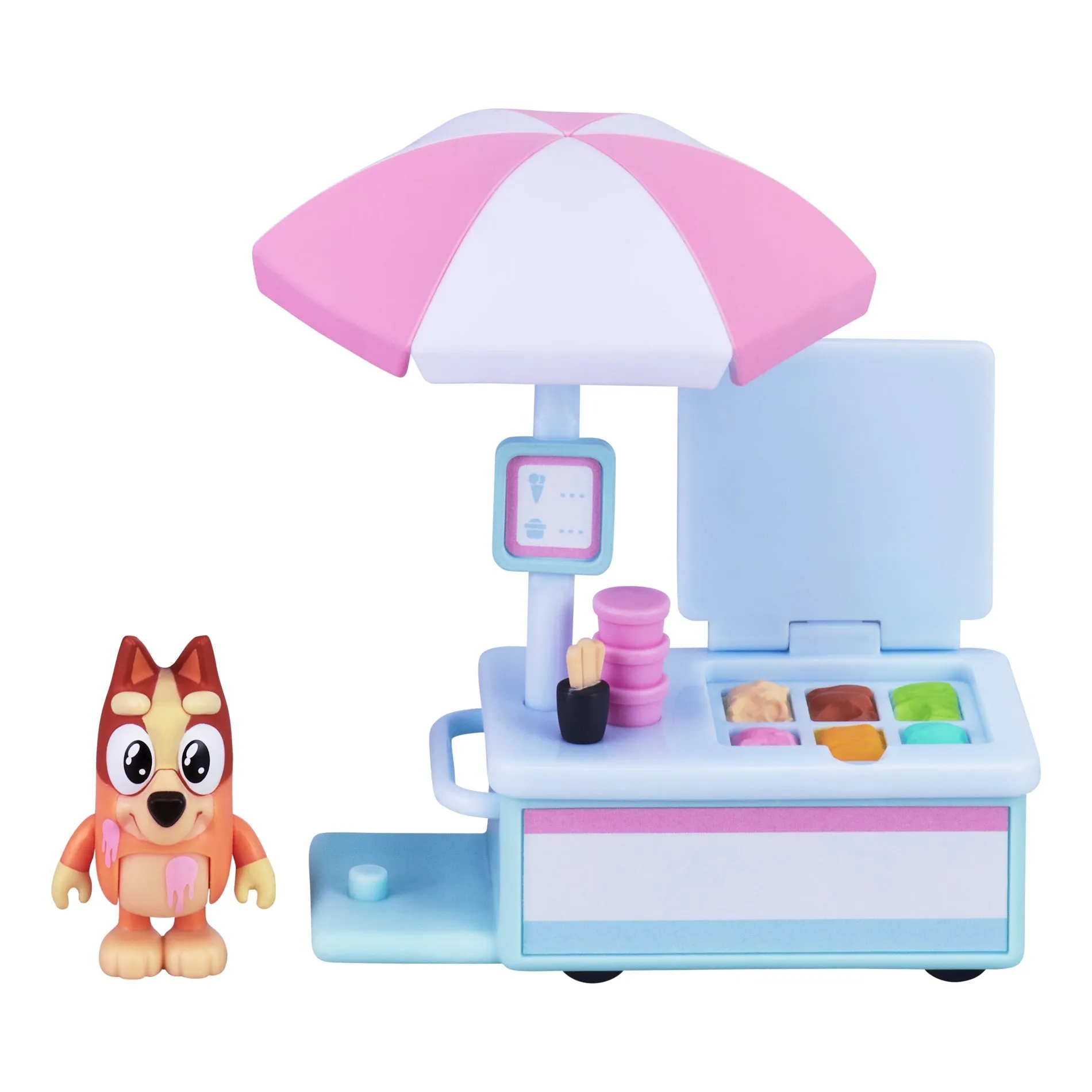 Bluey Vehicle And Figure Series 7 Bingo's Ice Cream Cart