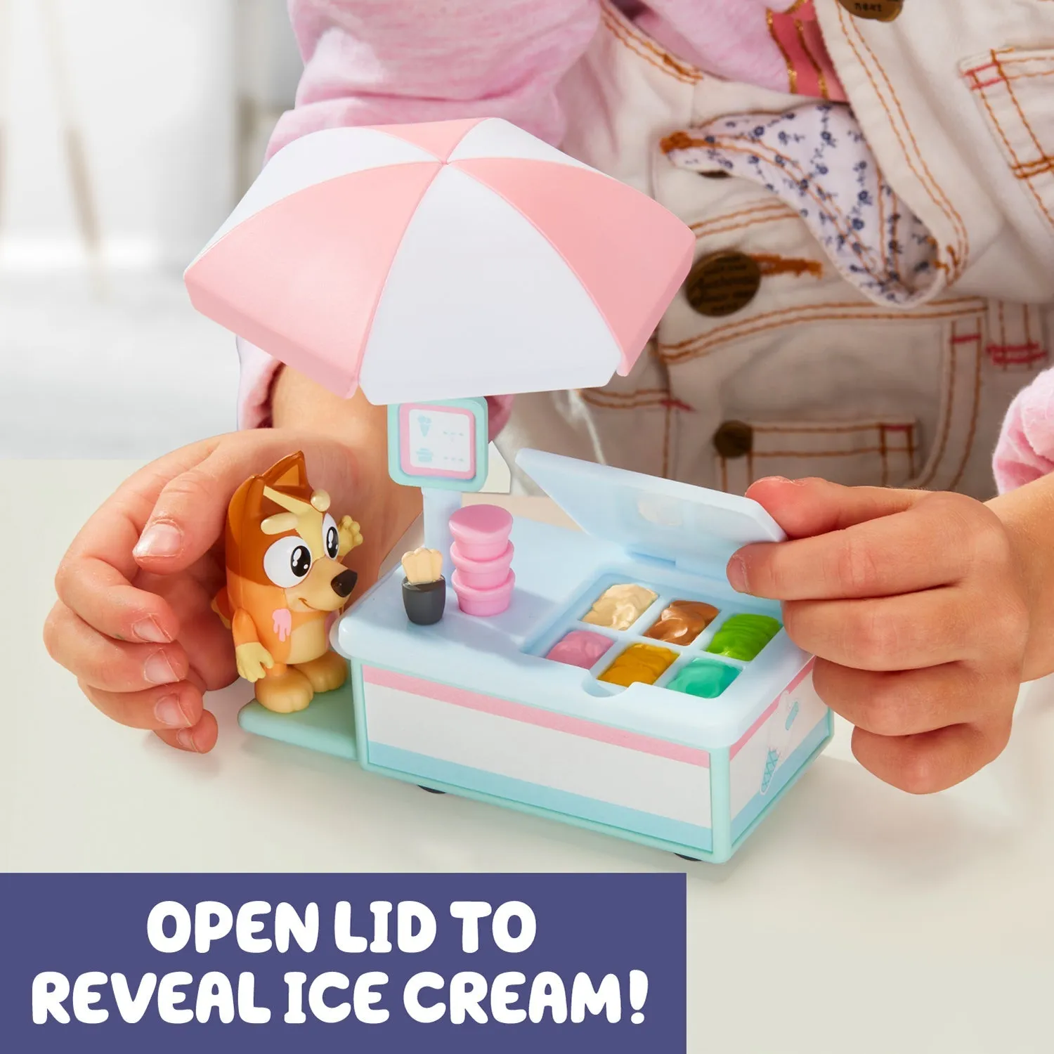 Bluey Vehicle And Figure Series 7 Bingo's Ice Cream Cart