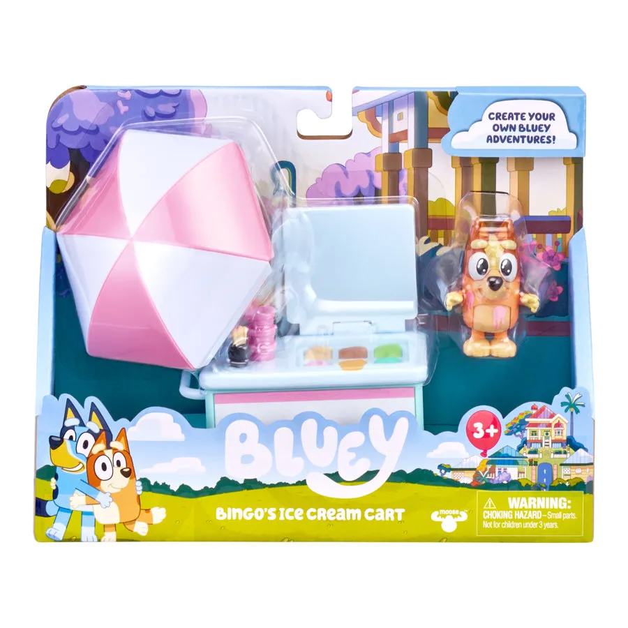 Bluey Vehicle And Figure Series 7 Bingo's Ice Cream Cart
