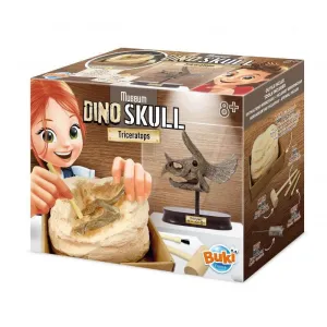 BUKI France Dino Museum Skull - Triceratops