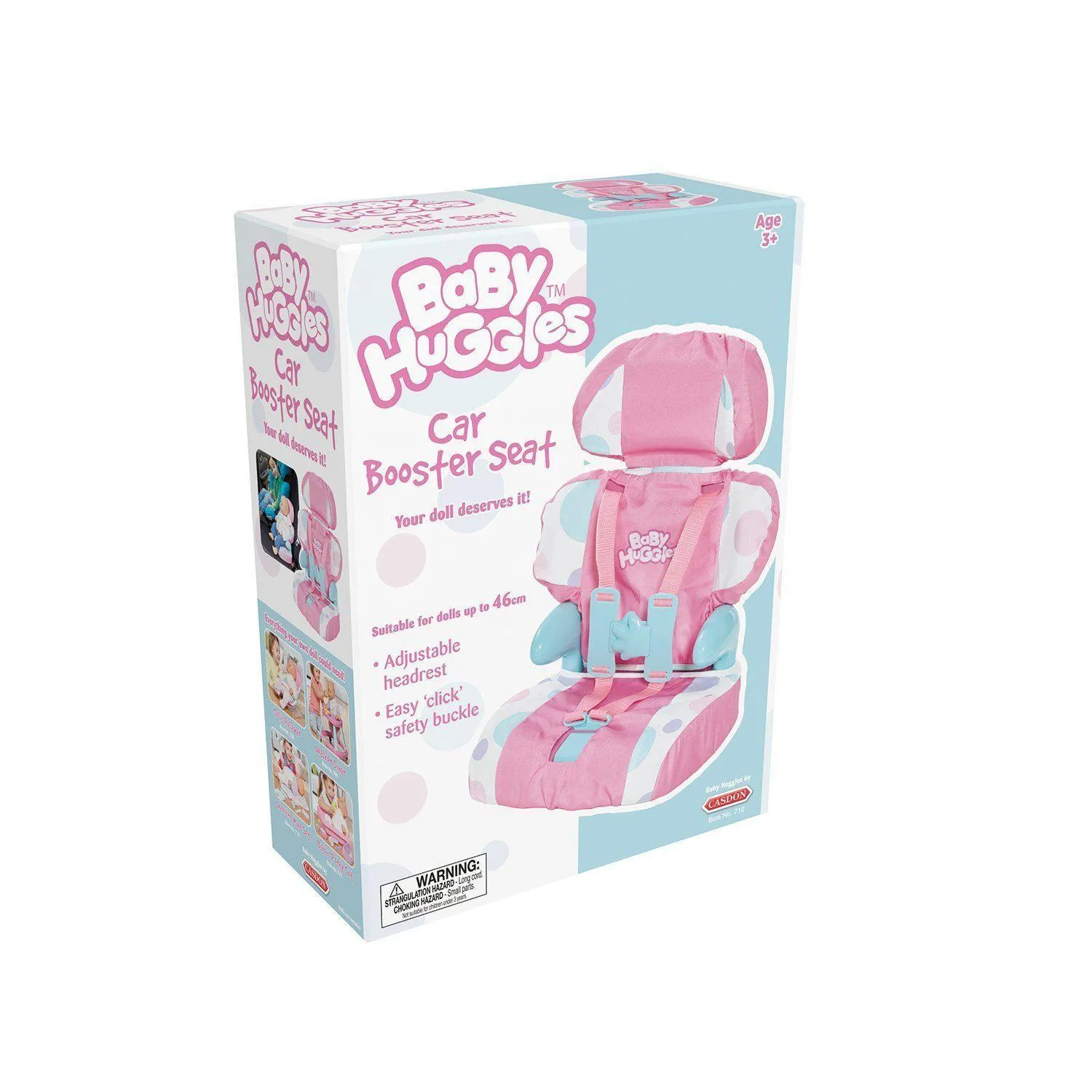 Casdon 710 Baby Huggles Dolls Car Booster Seat