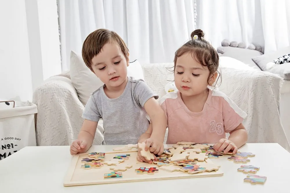 Classic World 49 Piece Animal City Jigsaw Puzzle