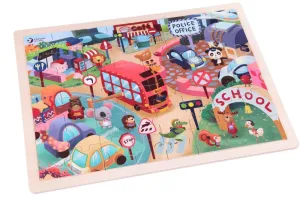 Classic World 49 Piece Animal City Jigsaw Puzzle