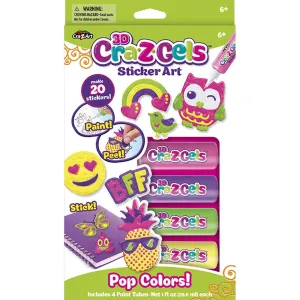 Cra-Z-Art 3D Cra-Z-Gels Sticker Art Pop Colors!