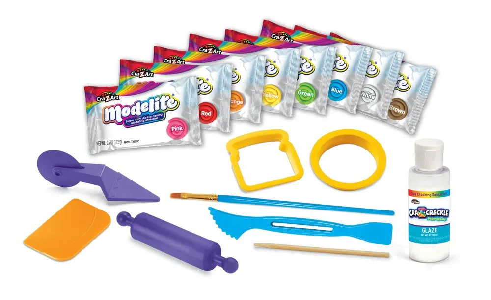 Cra-Z-Art Cra-Z-Crackle Popping Clay Create & Crack Fun Foods
