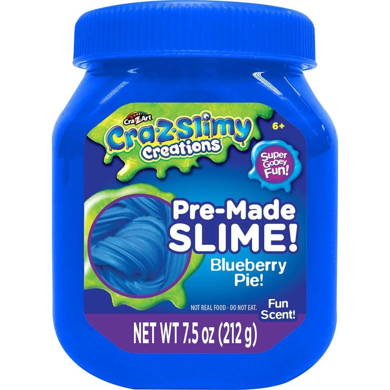 Cra-Z-Art Cra-Z-Slimy Creations Scented Slime Jar Blueberry Pie