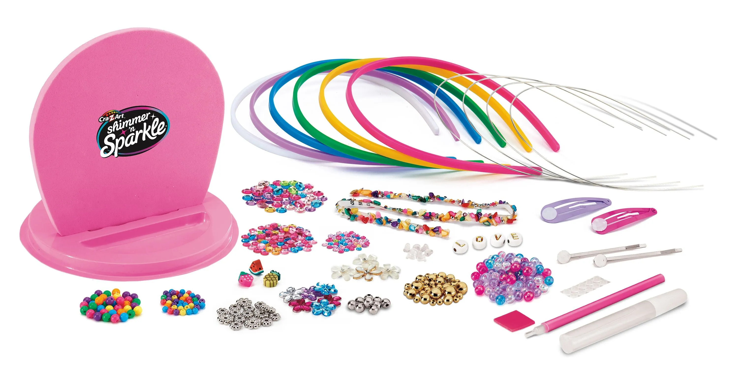 Cra-Z-Art Shimmer 'N Sparkle Sparkling Headbands & Hair Charms