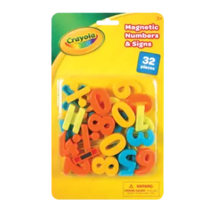 Crayola 32 Piece Magnetic Numbers & Signs