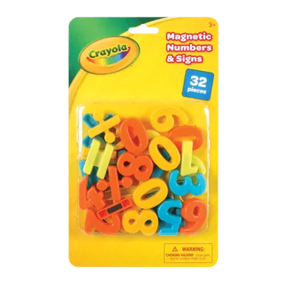 Crayola 32 Piece Magnetic Numbers & Signs